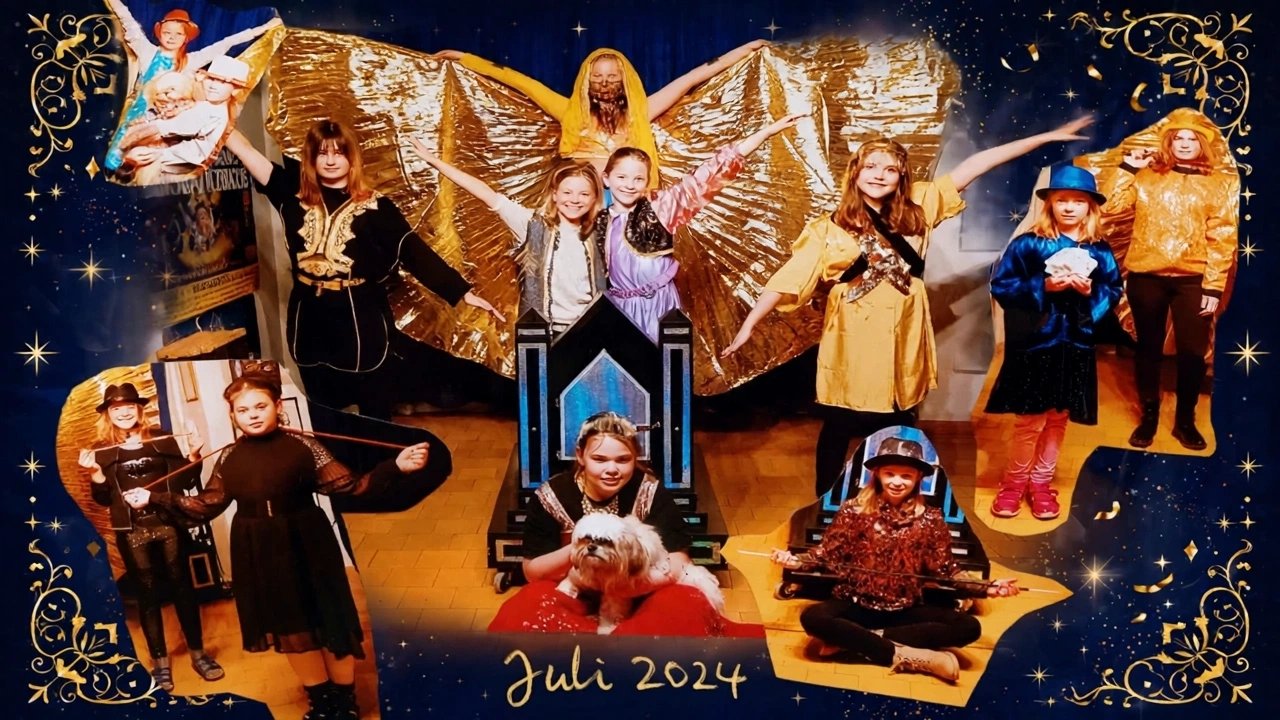 Zauberschule Juli 2024: Zauberschülerinnen der St. Marienschulen Regensburg als Collage