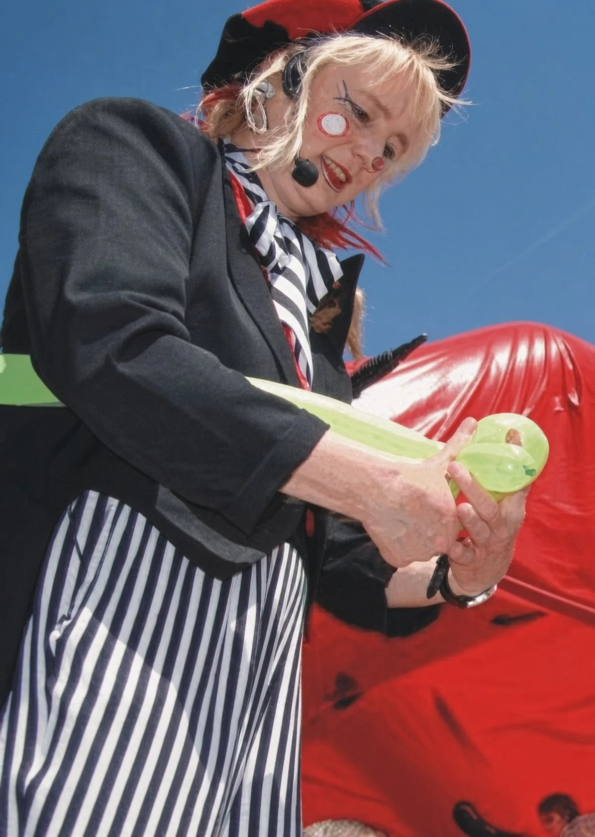 Ballonmodellage mit Zauberclown Maxi